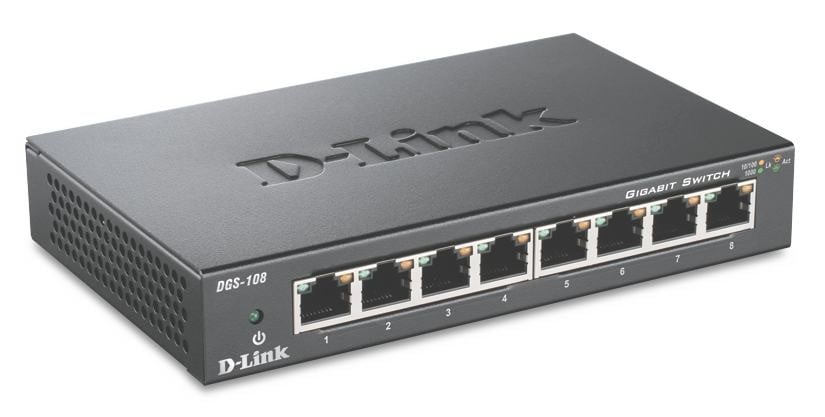 D-Link DGS-108 Black