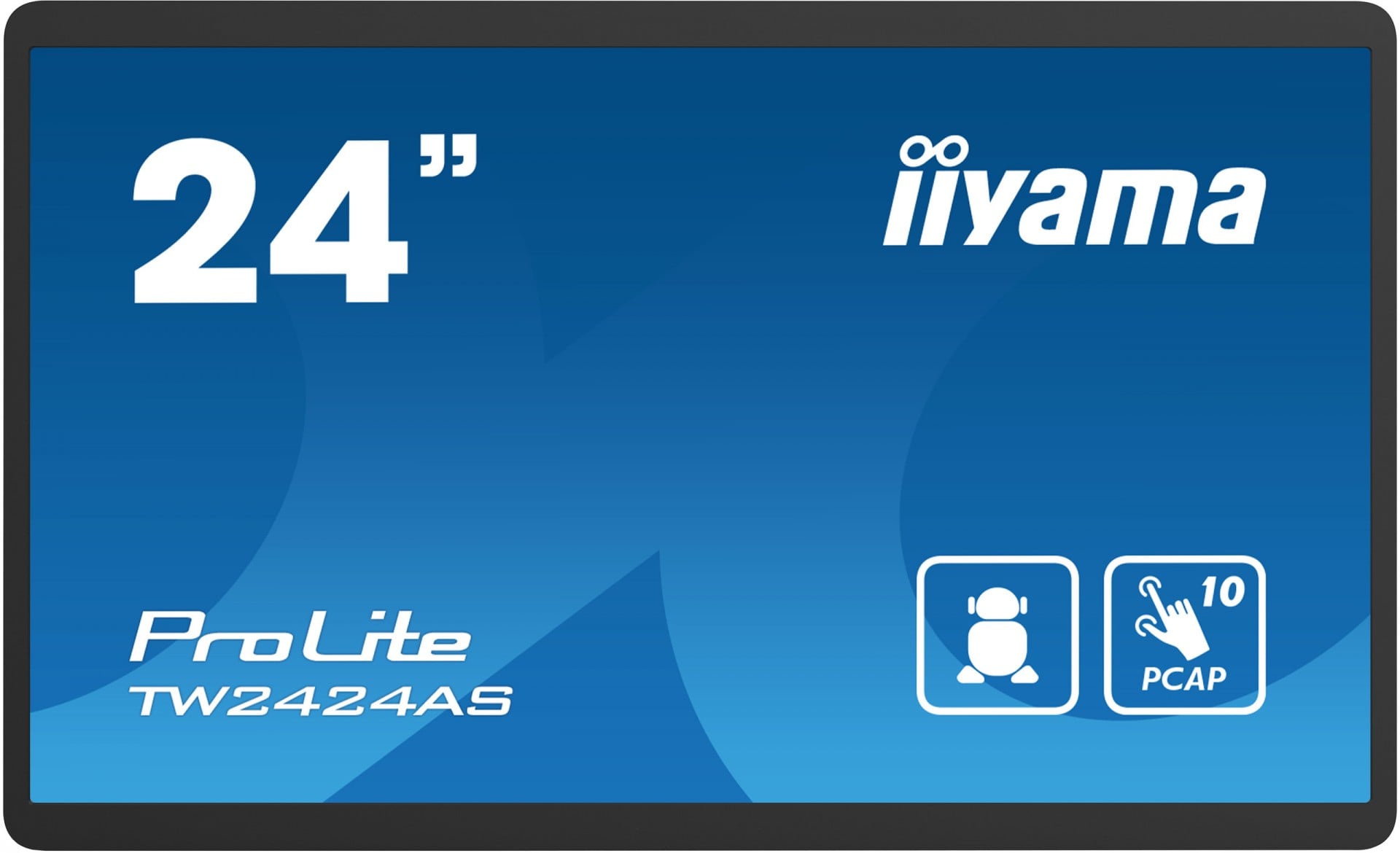 IIYAMA TW2424AS-B1 24inch Panel-PC with Android 12 CPU RK3399 4GB Storage 32GB In-Cell PCAP