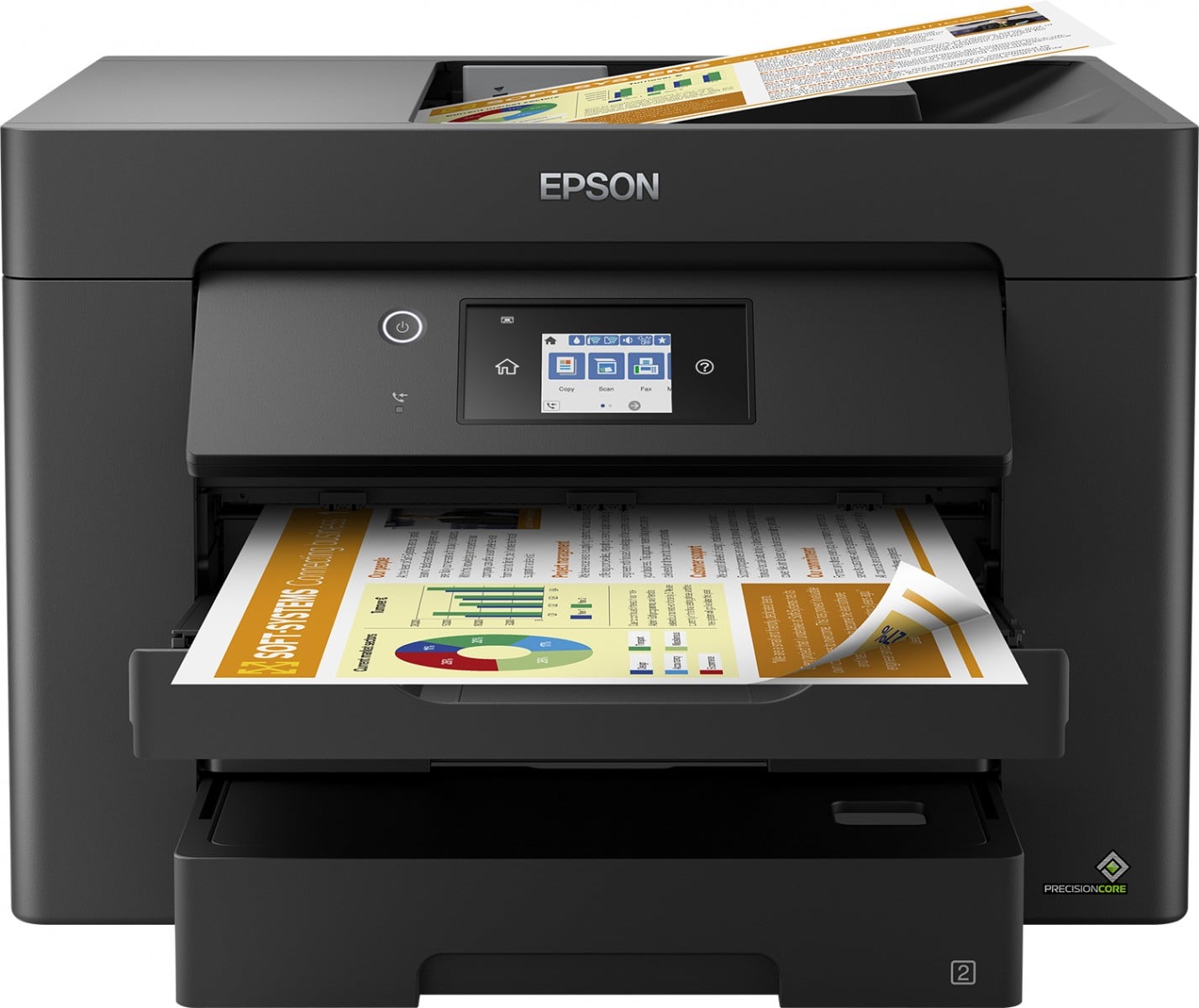 Epson WorkForce WF-7830DTWF – multifunction injket device – print, scan, copy, fax 4800 x 2400 DPI A3 DUPLEX 25ppm Wi-Fi AirPrint
