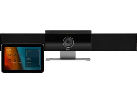 HP POLY 9C983AA Poly Studio Medium Room Kit for Teams & Zoom – Black