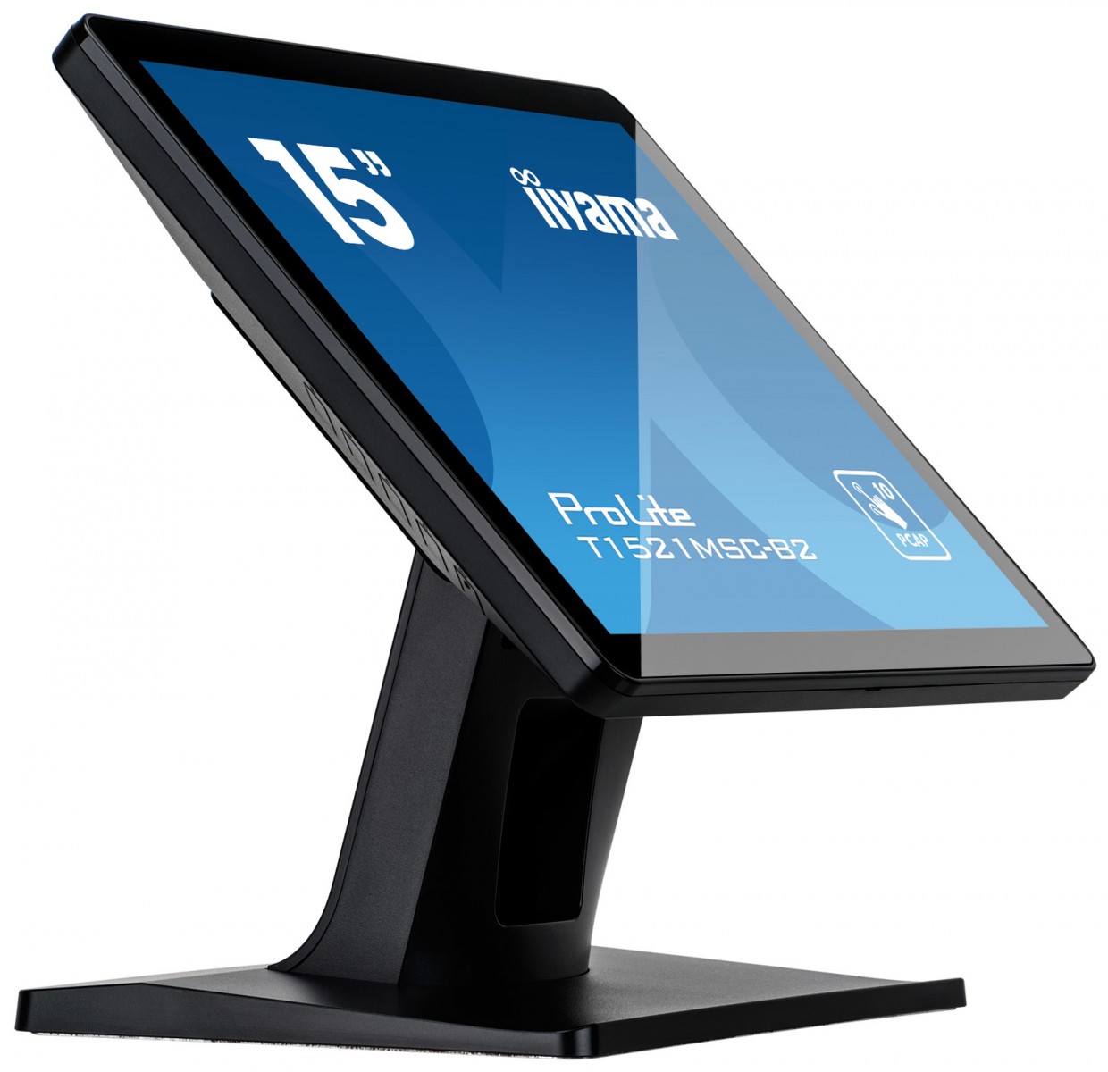 iiyama ProLite T1521MSC-B1 - LED monitor - 15" - touchscreen - 1024 x 768 @ 75 Hz - TN - 350 cd/m² - 800:1 - 8 ms - VGA - speakers - black - Slika 2
