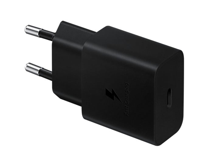Samsung 15W USB-C power adapter with cable, black