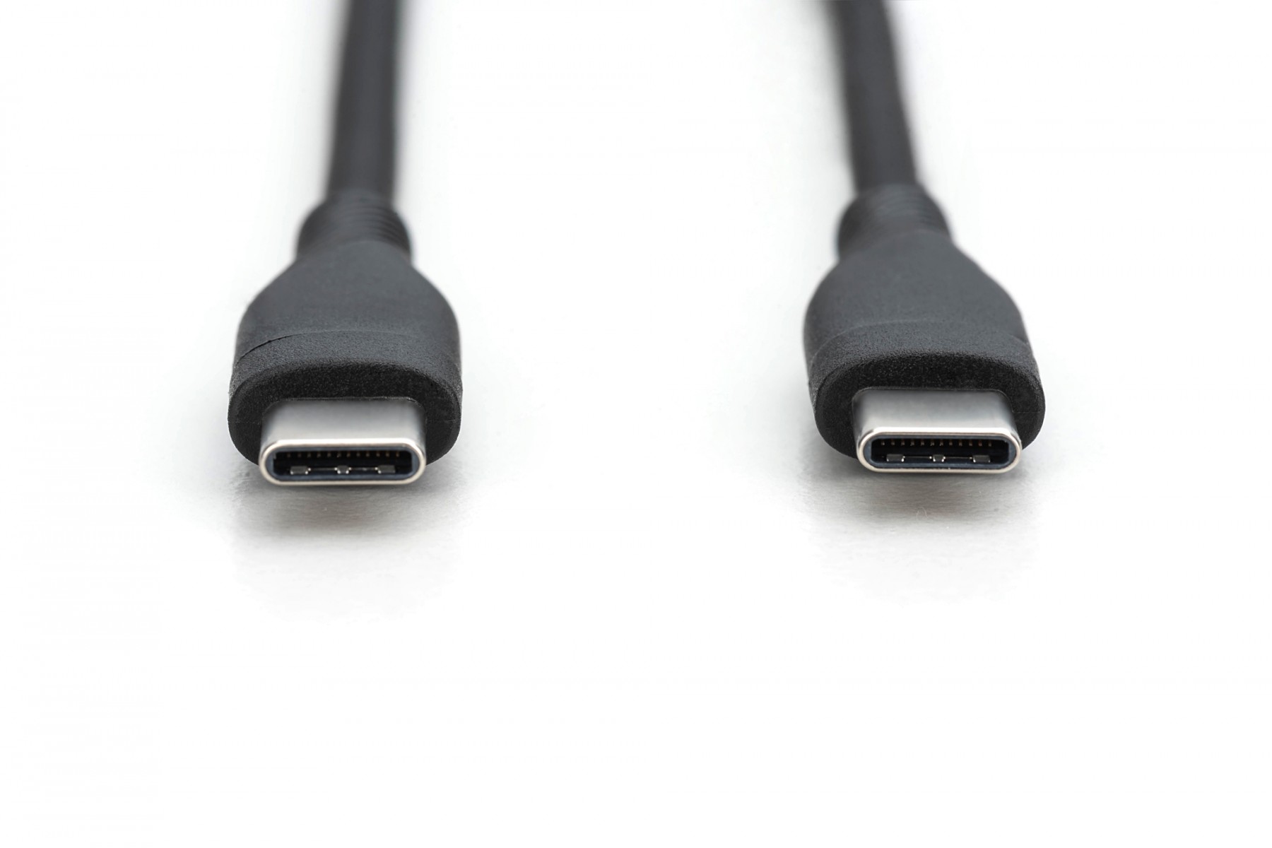 Silicone USB-C to USB-C power cable, USB 2.0 60W, 2 m, black - Slika 5