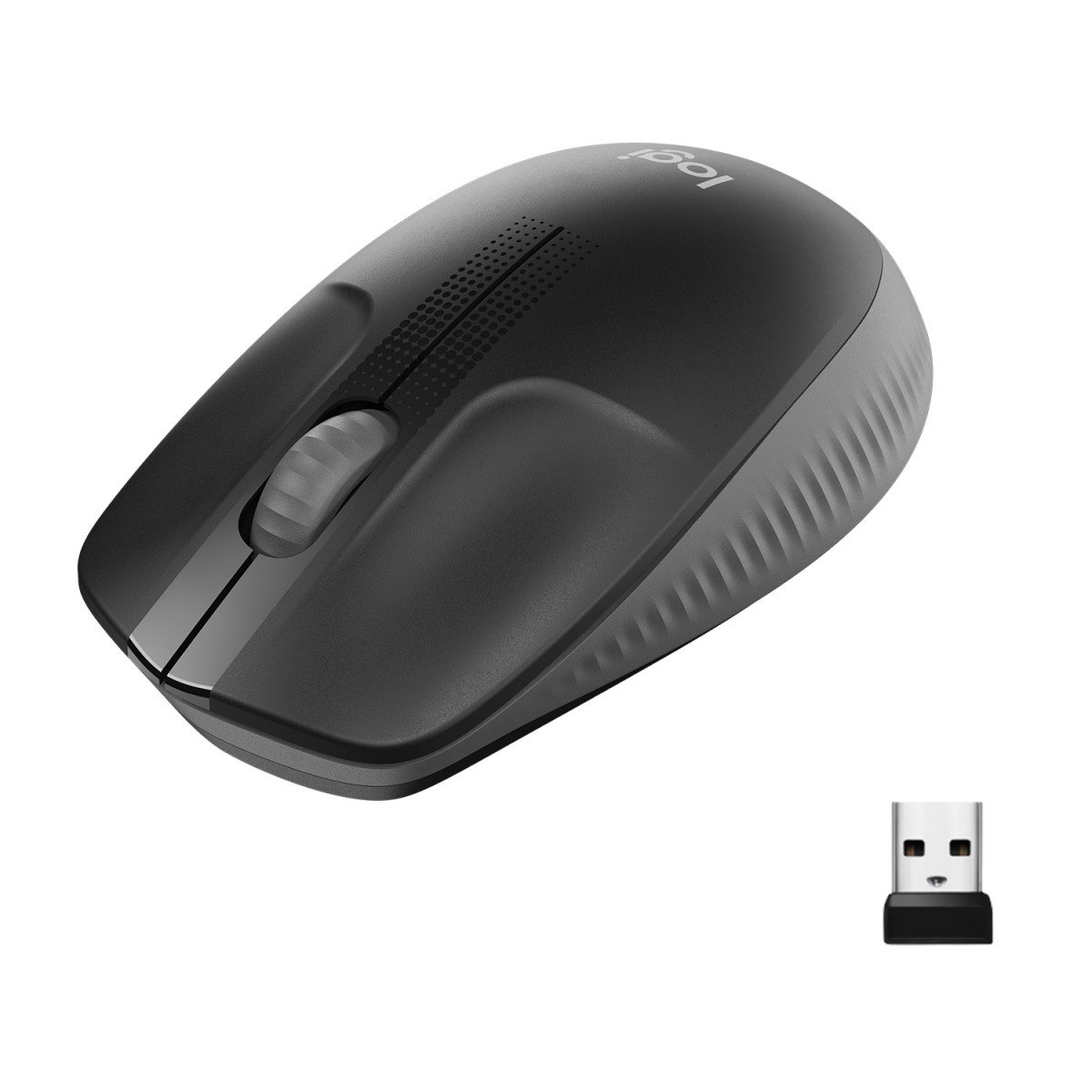 M190 Full-size wireless mouse – CHARCOAL
