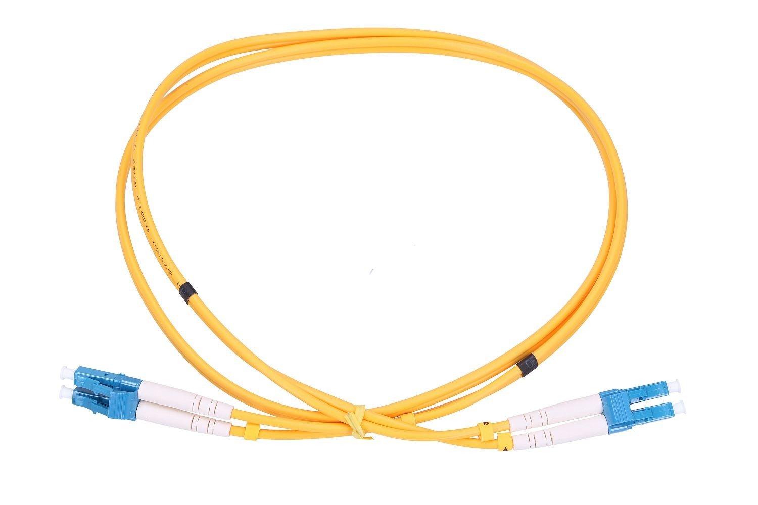 Extralink LC/UPC-LC/UPC | Patchcord | Single Mode, Duplex, G652D, 3mm, 0.5m