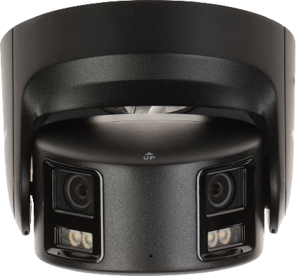Hikvision DS-2CD2387G2P-LSU/SL(4mm)(C)/BLACK 8 MP Panoramic ColorVu Fixed Turret Network Camera