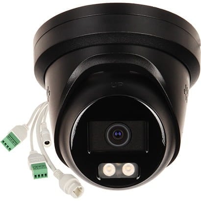 Hikvision DS-2CD2347G2H-LISU/SL(2.8)/eF/BLK 4 MP Smart Hybrid Light with ColorVu Fixed Turret Network Camera