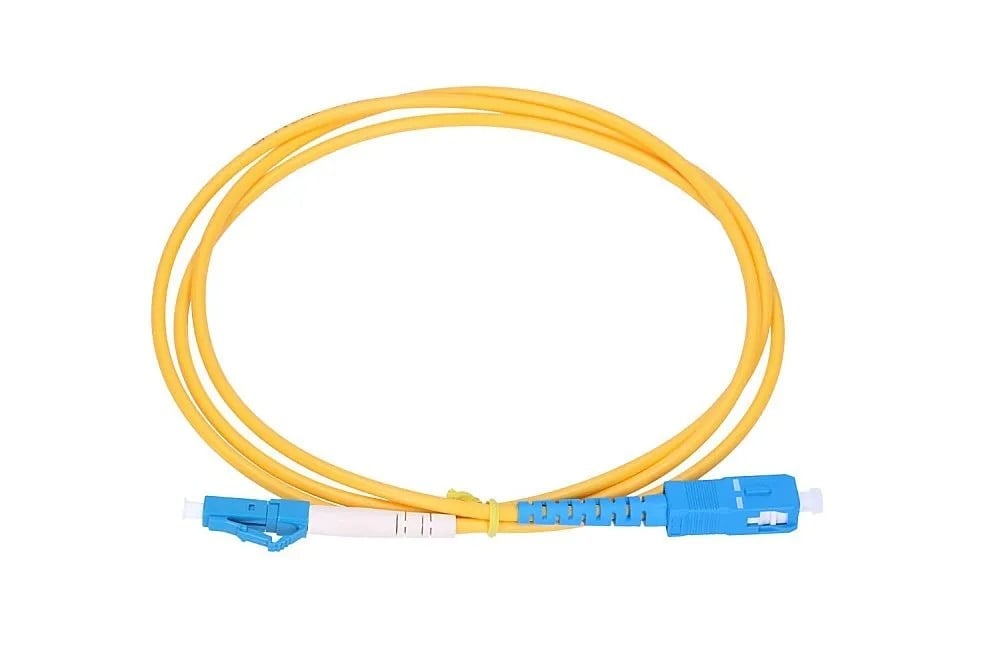 Extralink LC/UPC-SC/UPC | Patchcord | Single Mode, Simplex, G652D, 3mm, 1m