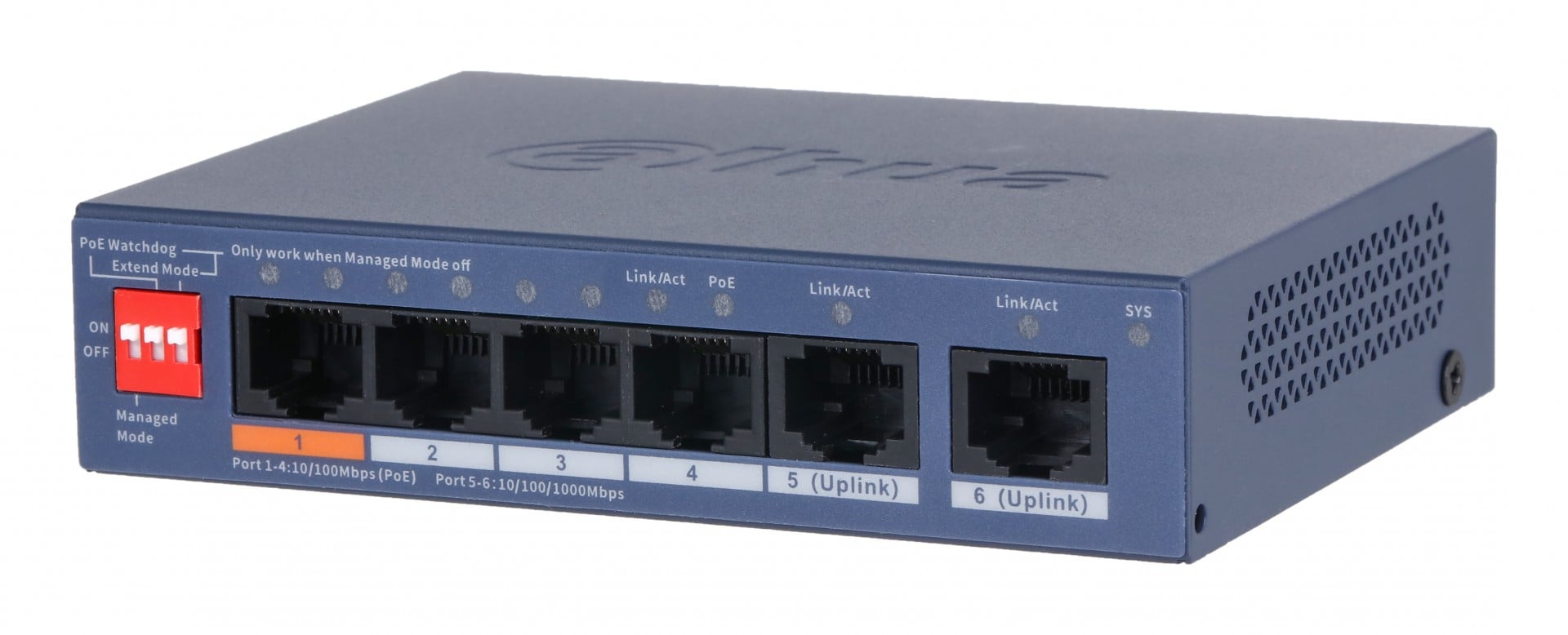 Dahua CS4006-4ET2GT-60 Managed PoE Switch Fastethernet