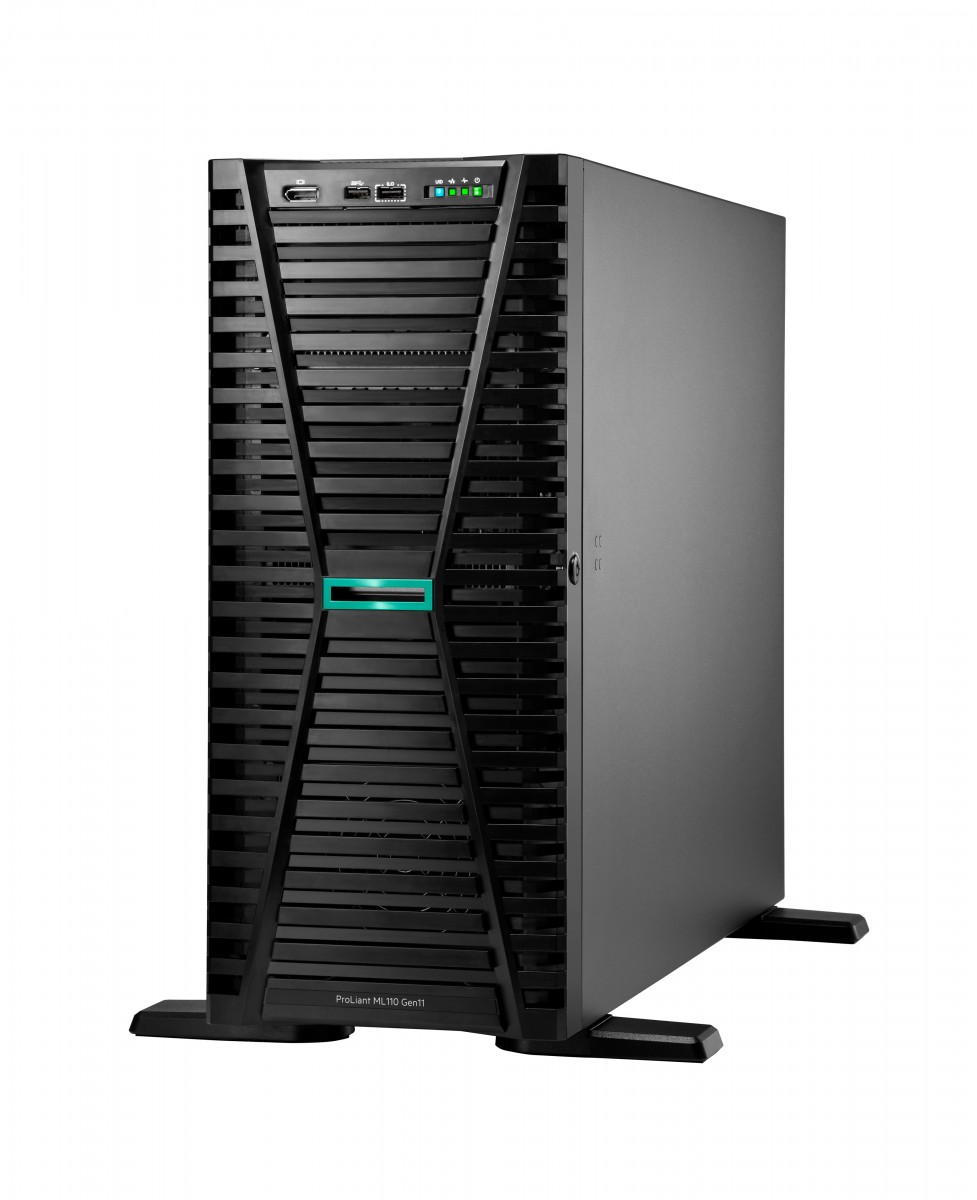 HPE ProLiant ML110 Gen11 4510 2.4GHz 12c 1P 2x32GB-R 8SFF NS204i-u MR408i-o 2x1000W PS EU Server