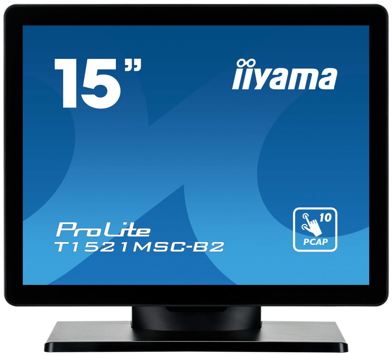 iiyama ProLite T1521MSC-B1 – LED monitor – 15″ – touchscreen – 1024 x 768 @ 75 Hz – TN – 350 cd/m² – 800:1 – 8 ms – VGA – speakers – black