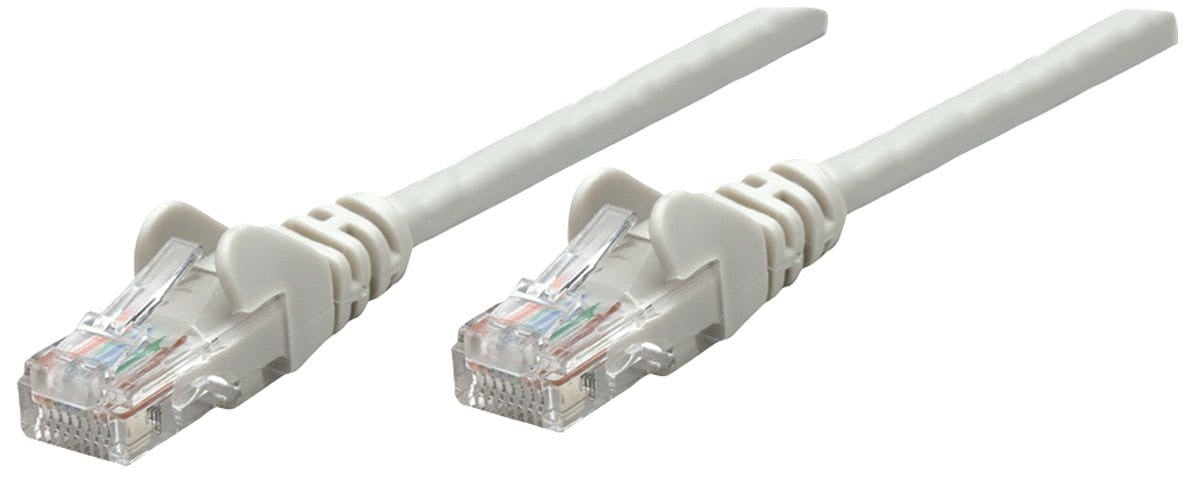 Network Patch Cable – Cat6 – 0.25m – Grey – Copper – U/UTP – PVC – RJ45 – Gold Plated Contacts – Snagless – Booted – Lifetime Warranty – Polybag – 0.25 m – Cat6
