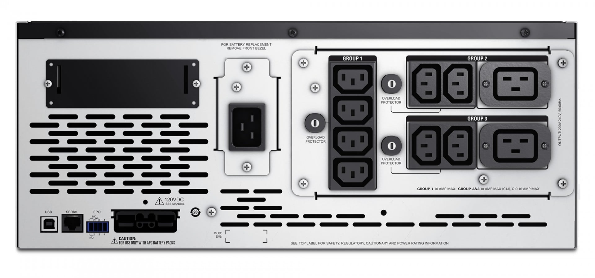 APC Smart-UPS Line-Interactive 2200 VA 1980 W 10 AC Outlet(s) (SMX2200HV) - Slika 3