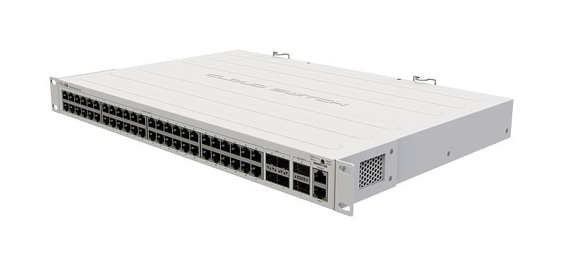 Mikrotik CRS354-48G-4S+2Q+RM network switch L2 Gigabit Ethernet (10/100/1000) Grey (CRS354-48G-4S+2Q+RM)