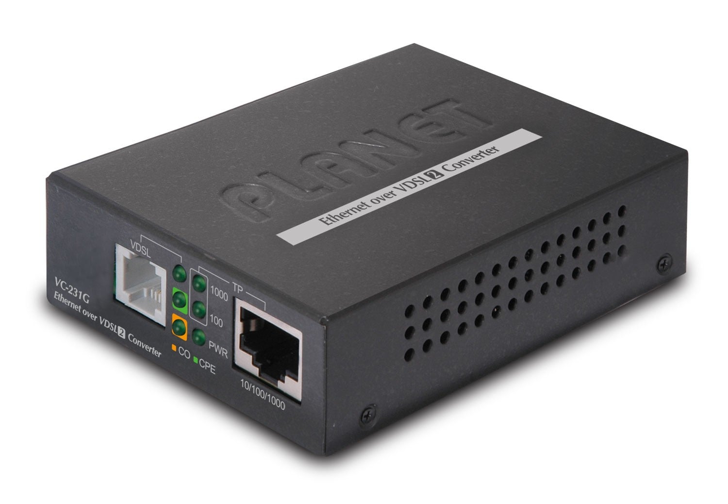 Planet VC-231G 1-Port 10/100/1000T Ethernet to VDSL2 Converter -30a profile w/ G.vectoring, RJ11