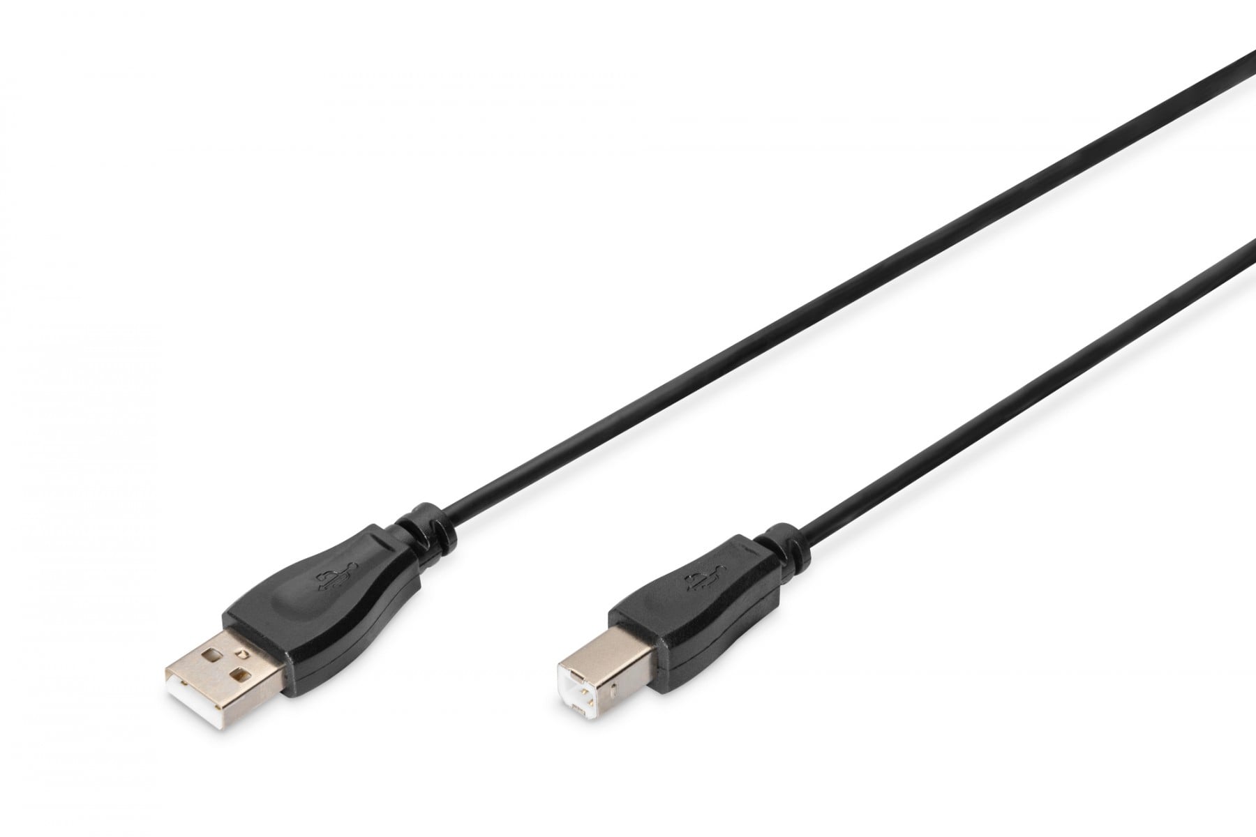 USB connection cable, type A – B M/M, 1.8m, USB 2.0 suitable, bl