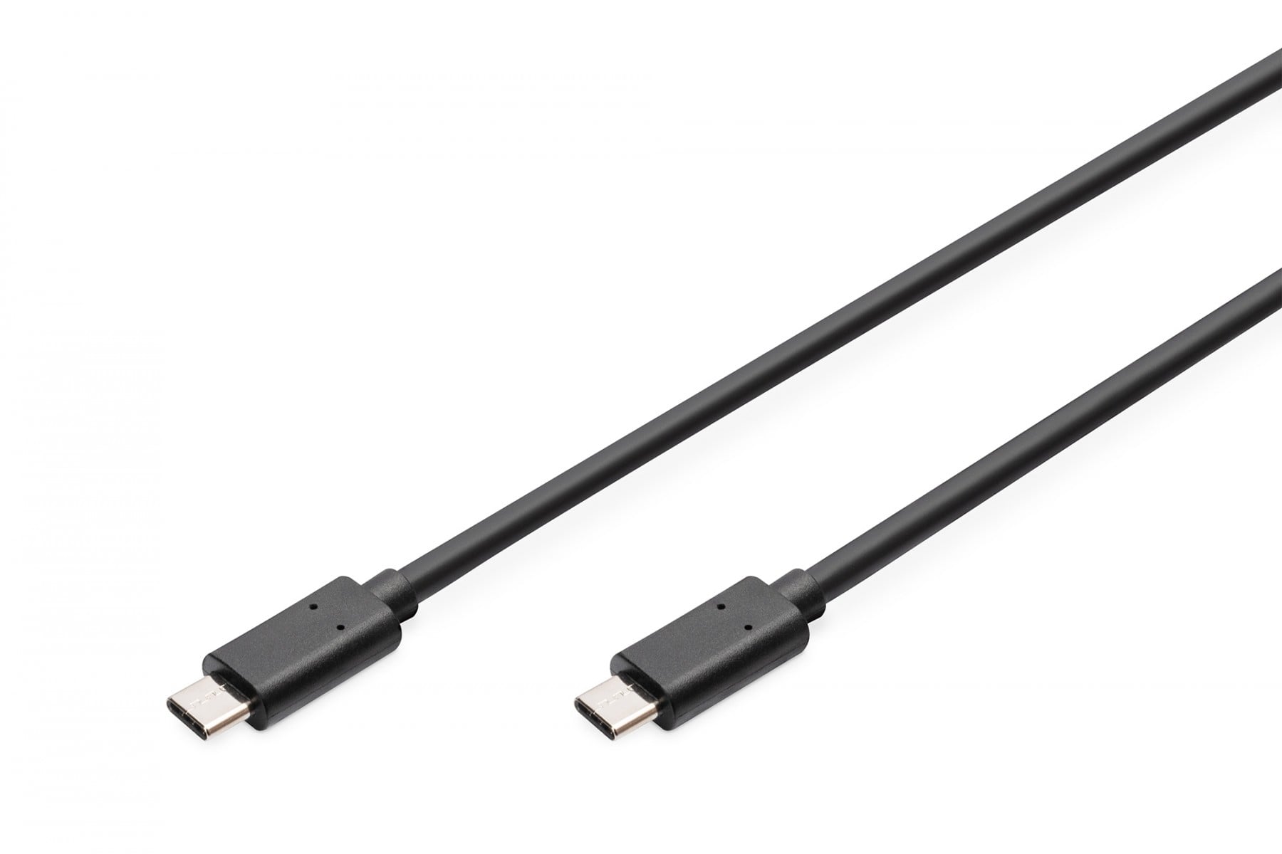 USB Type-C connection cable, type C to C M/M, 1.0m, 3A, 480MB, 2.0 Version, bl