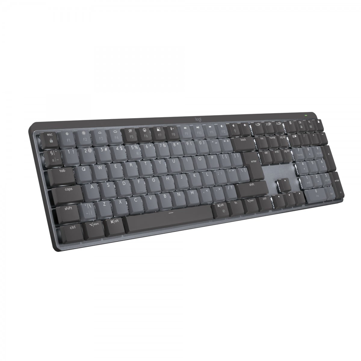 Logitech Master 920-010757 keyboard Office RF Wireless + Bluetooth QWERTY US International Graphite