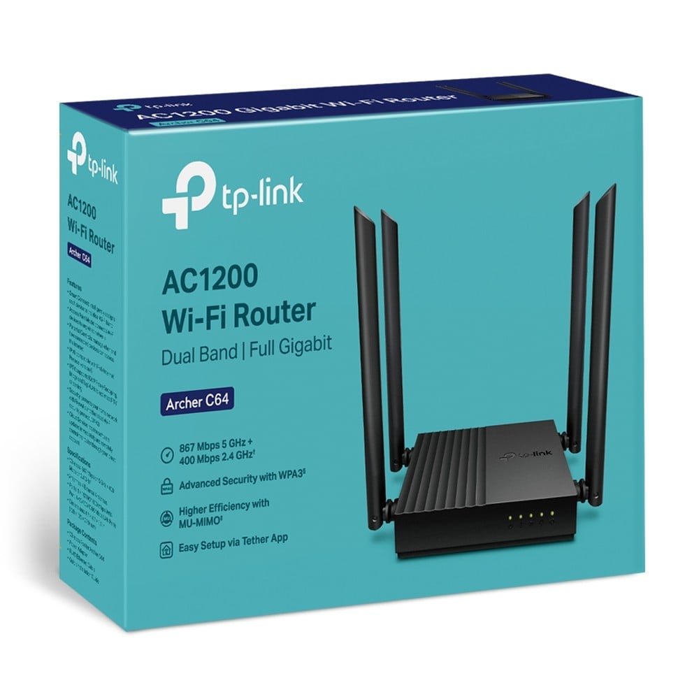 TP-Link Archer C64 AC1200 Dual-Band Wi-Fi Router - Slika 4