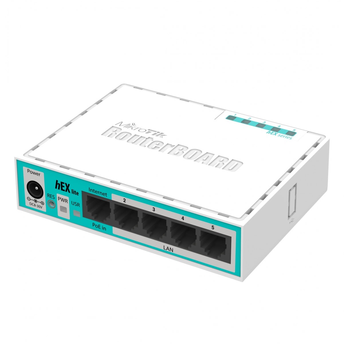 Mikrotik hEX lite wired router White (RB750R2)