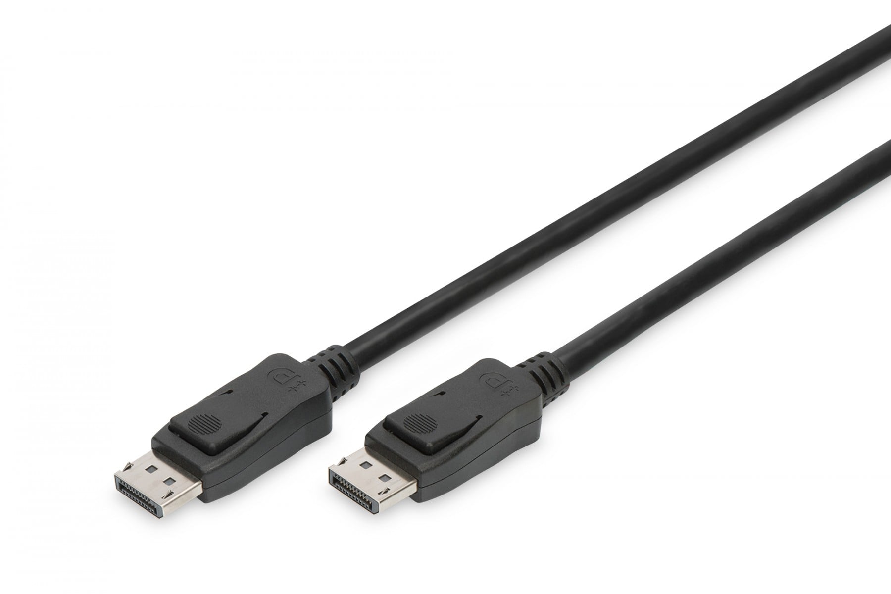 DisplayPort connection cable, DP M/M, 3.0m, w/lock, UHD 8K, Vers. 1.3/1.4, bl