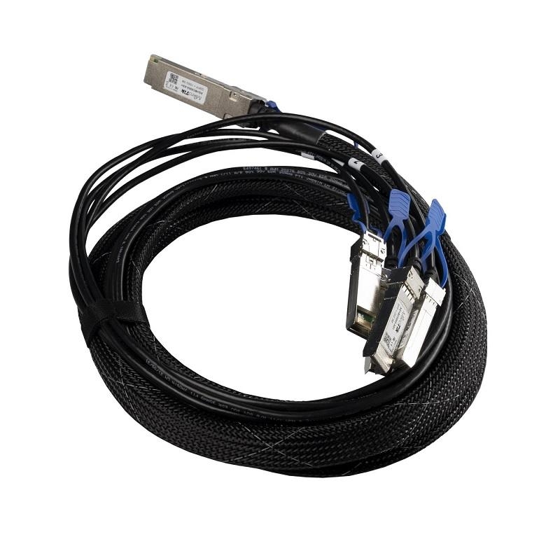 MikroTik QSFP28 to 4xSFP28 break-out cable 100G 4x25G 3m (XQ+BC0003-XS+)