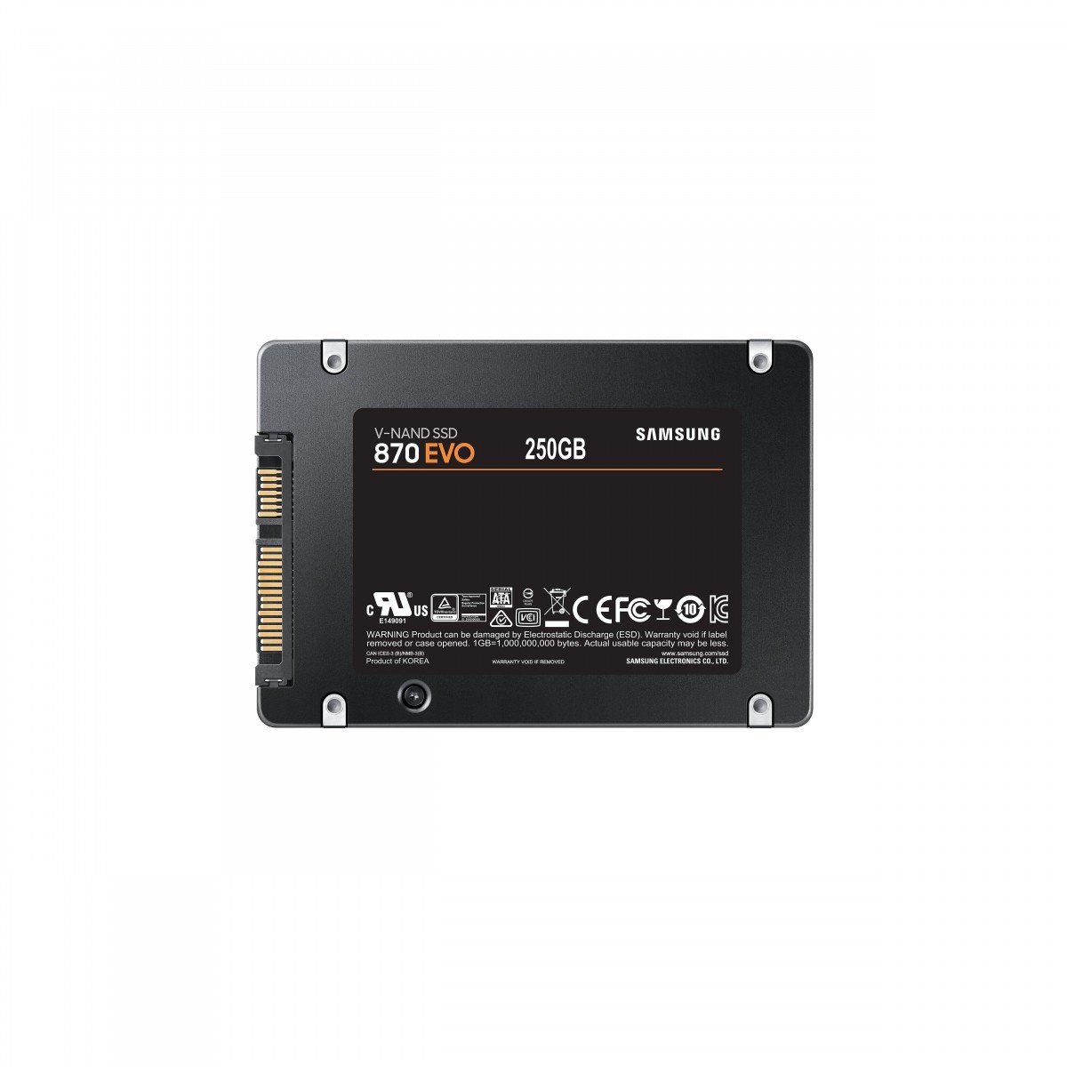 Samsung 870 EVO 2.5″ 250 GB Serial ATA III V-NAND (MZ-77E250BEU)