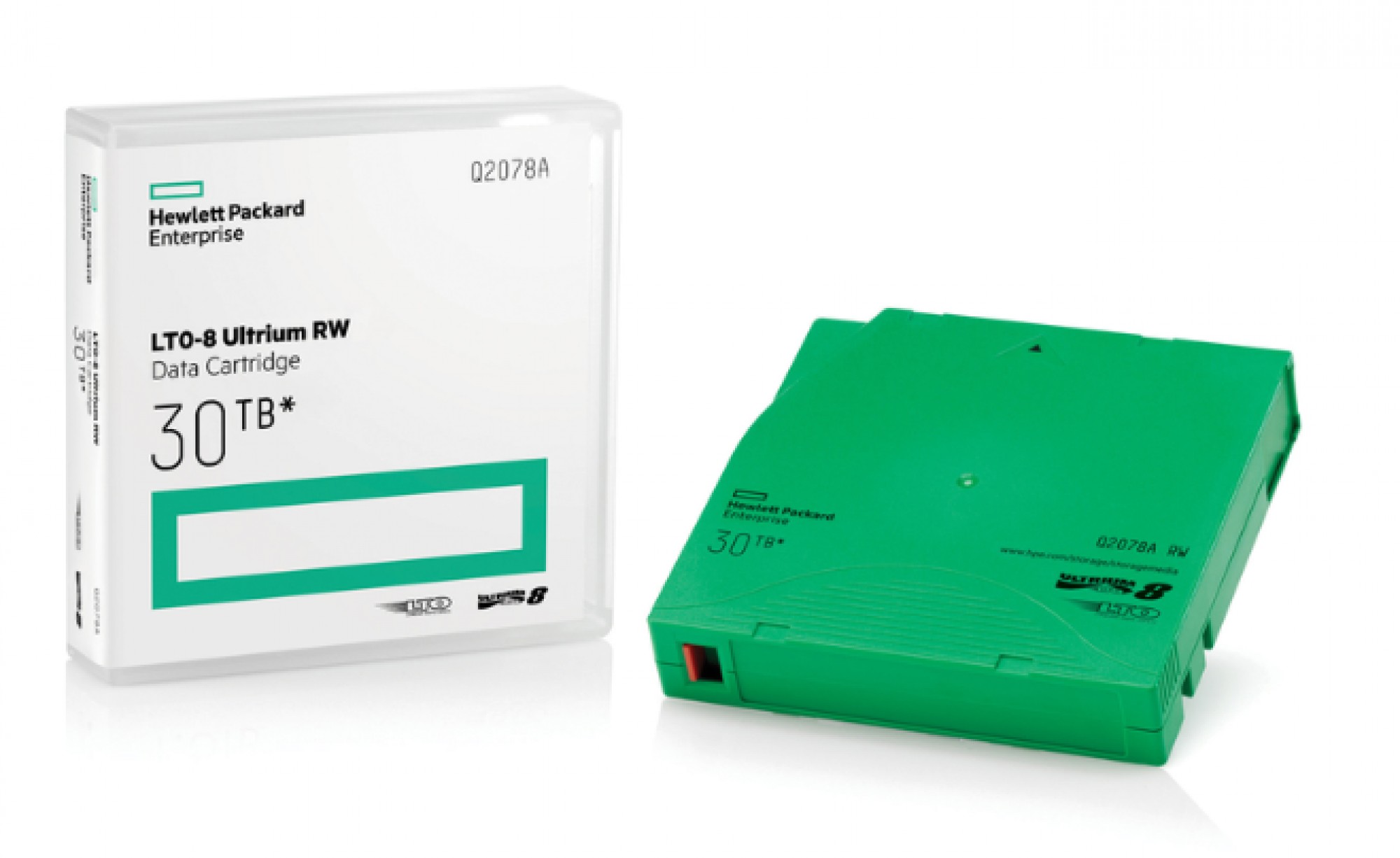 Hewlett Packard Enterprise LTO-8 Ultrium 30TB RW Data Cartridge 12000 GB 1.27 cm (Q2078A)