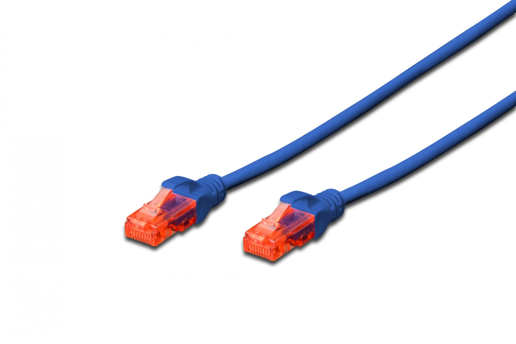 CAT 6 U-UTP patch cord, Cu, LSZH AWG 26/7, length 0.25 m, color blue