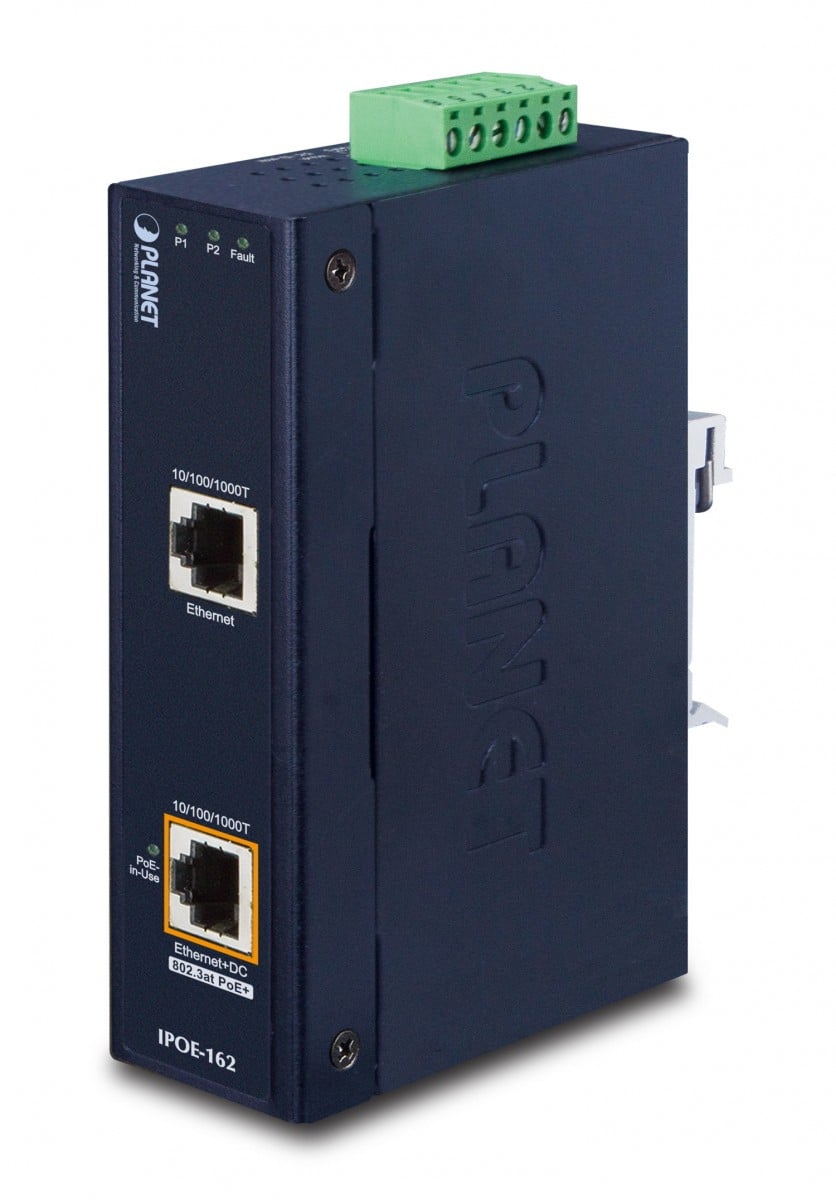 Planet IPOE-162 Gigabit PoE+ Injector
