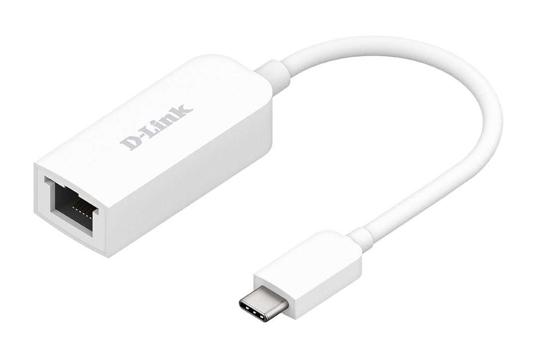 D-Link USB-C to 2.5G Ethernet Adapter DUB-E250 - Wired - USB Type-C - Ethernet - 2500 Mbit/s - White (DUB-E250) - Slika 3