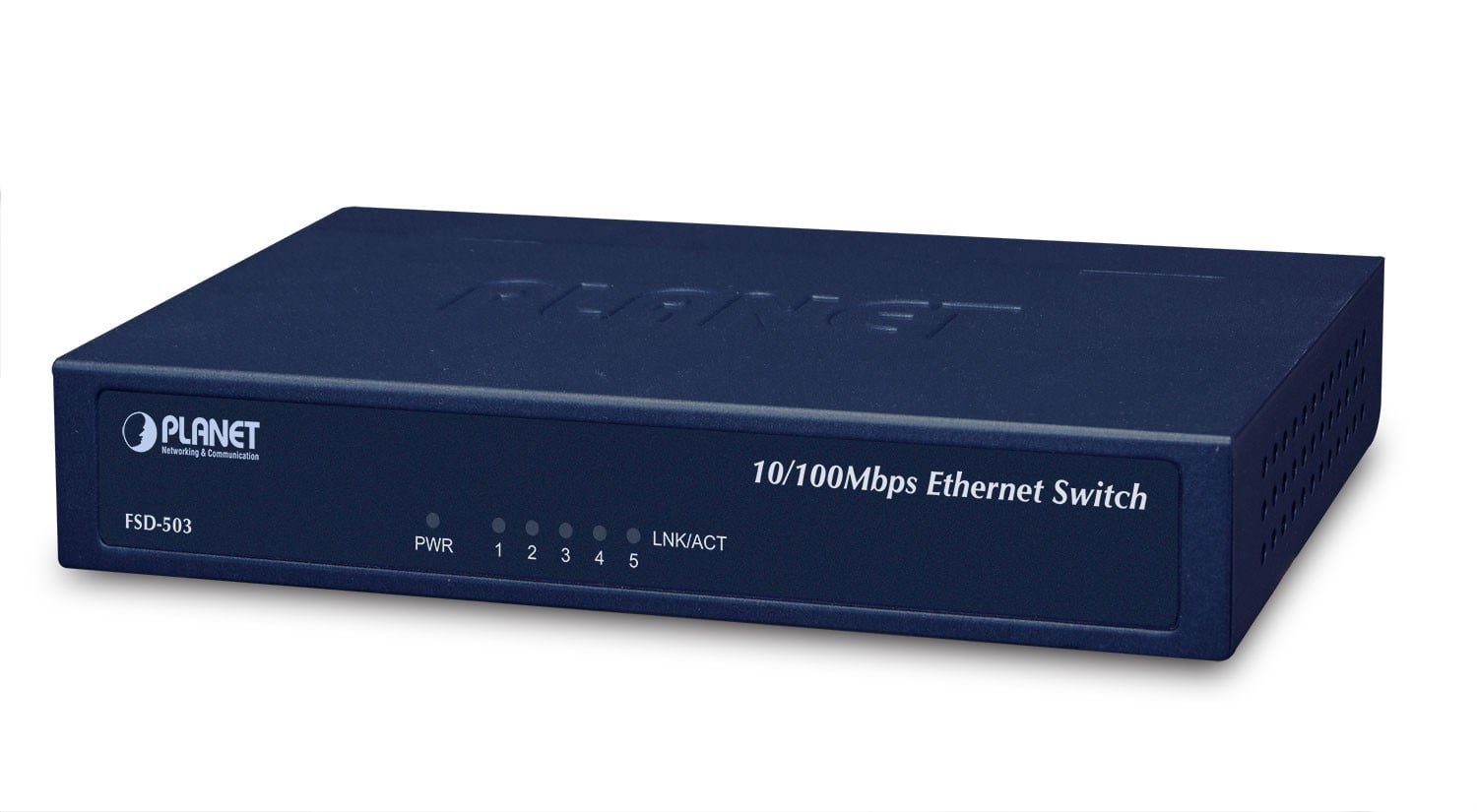 Planet FSD-503 5-Port 10/100Mbps Fast Ethernet Switch, Metal