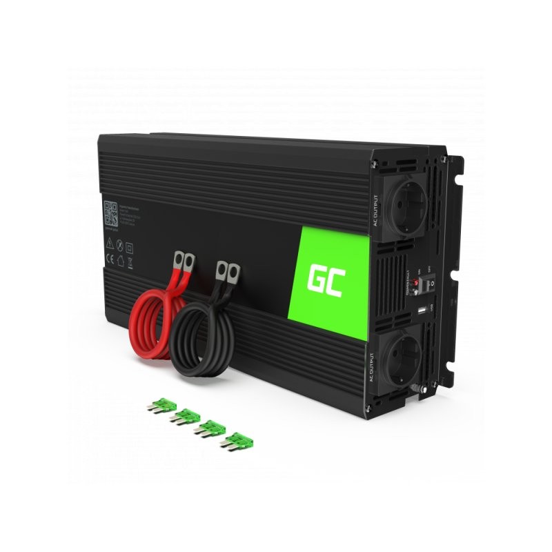 Green Cell Power Inverter 24V to 230V 3000W/6000W Pure sine wave
