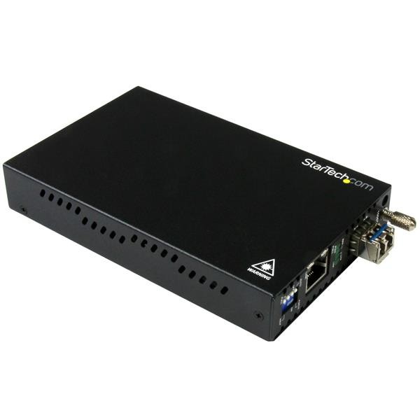 StarTech GBE Fiber Media Converter ET91000SM20 – 20km Range