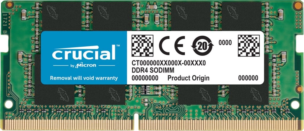 CT8G4SFRA32A – 8 GB – 1 x 8 GB – DDR4 – 3200 MHz