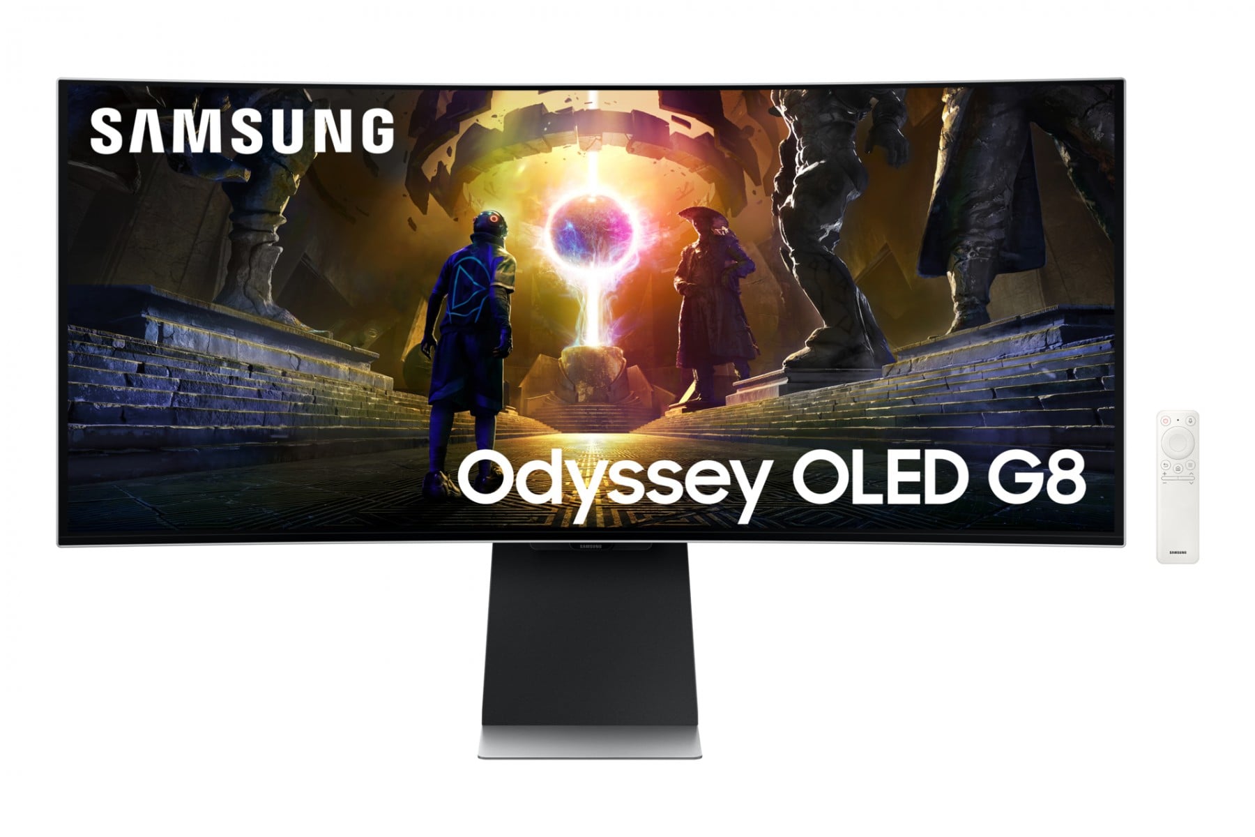 Samsung Odyssey OLED G8 S34DG850SU – G85SD Series – moniteur OLED – Intelligent – jeux – incurvé – 34″ – 3440 x 1440 UWQHD @ 175 Hz – 250 cd/m˛ – 1000000:1 – HD