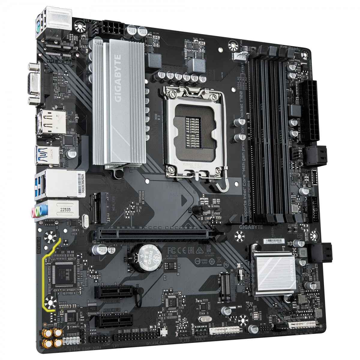 GIGABYTE B760M D3HP DDR4 LGA1700 4xDDR4 4xSATA 2xM.2 - Slika 3