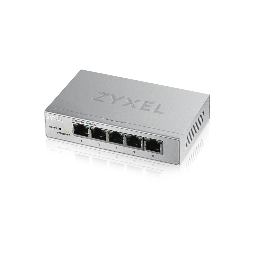 Zyxel GS1200-5, 5 Port Gigabit webmanaged Switch