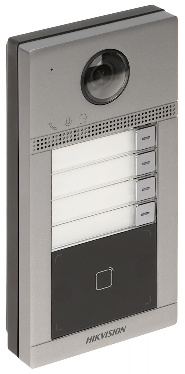 Hikvision DS-KV8413-WME1(C) 4 Buttons Metal Villa Door Station