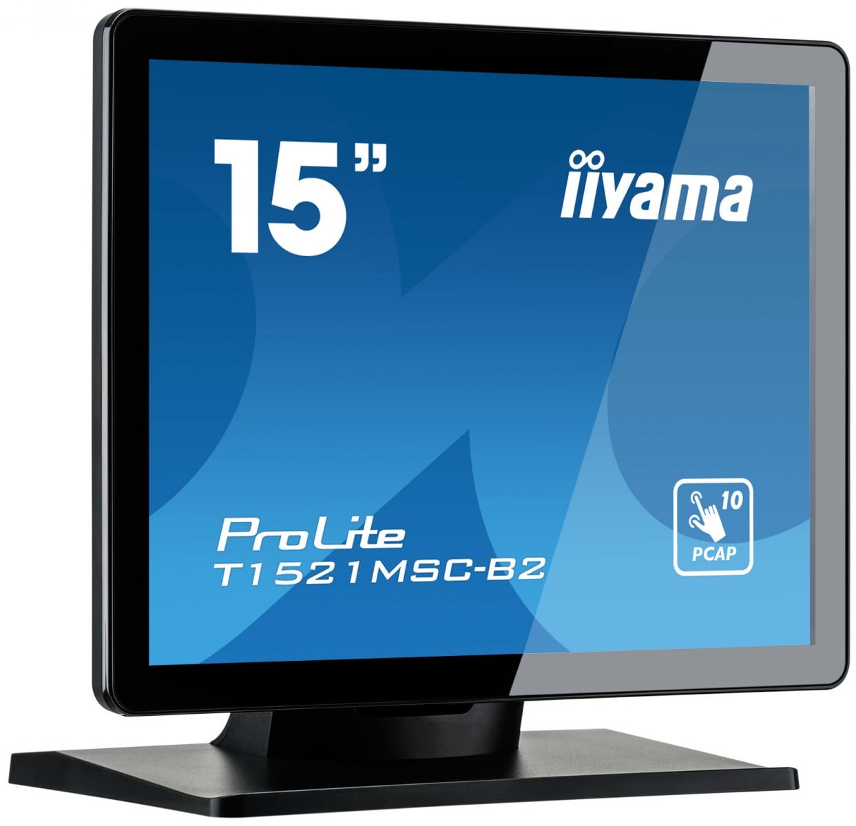 iiyama ProLite T1521MSC-B1 - LED monitor - 15" - touchscreen - 1024 x 768 @ 75 Hz - TN - 350 cd/m² - 800:1 - 8 ms - VGA - speakers - black - Slika 5