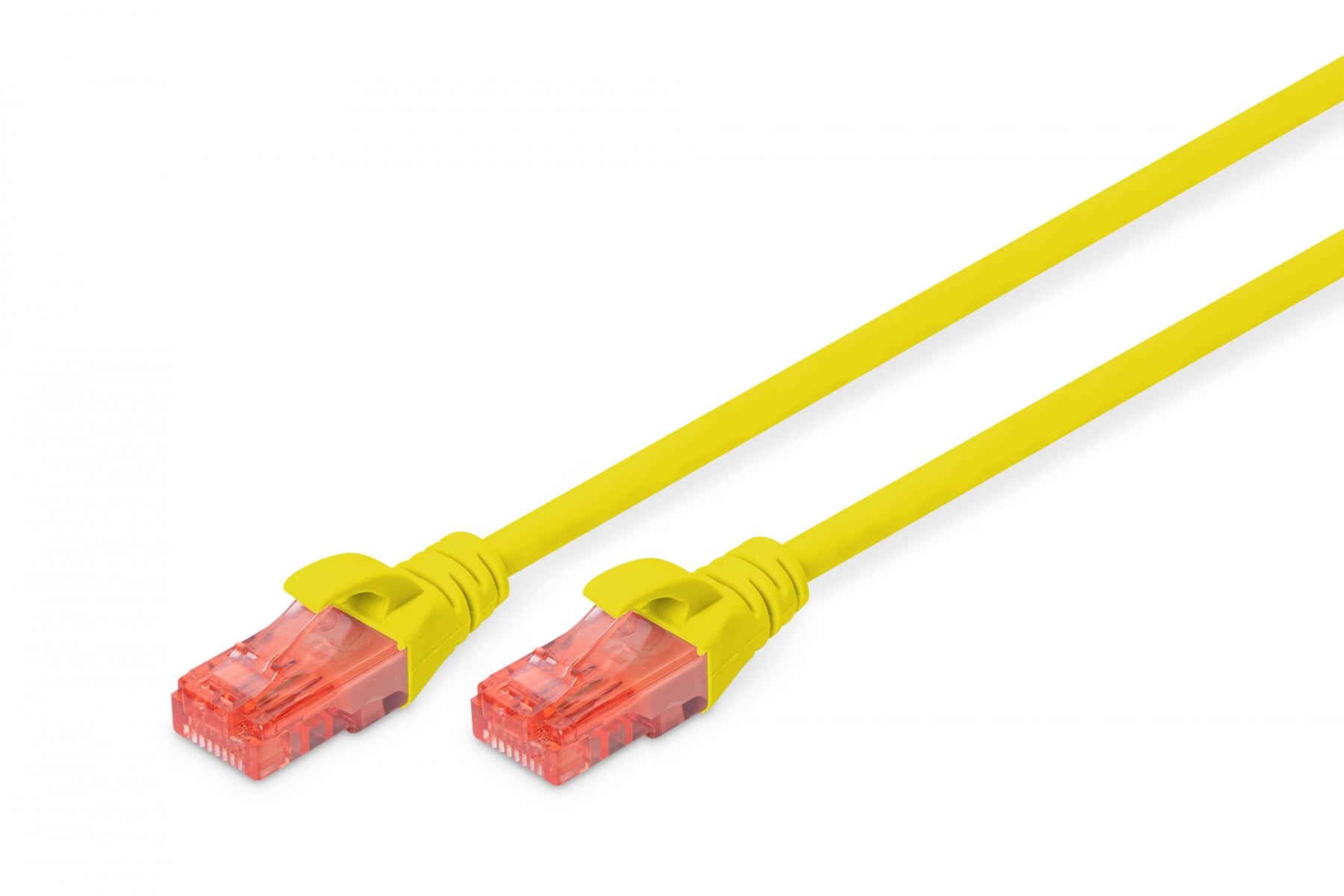 CAT 6 U-UTP patch cord, Cu, LSZH AWG 26/7, length 0.25 m, color yellow