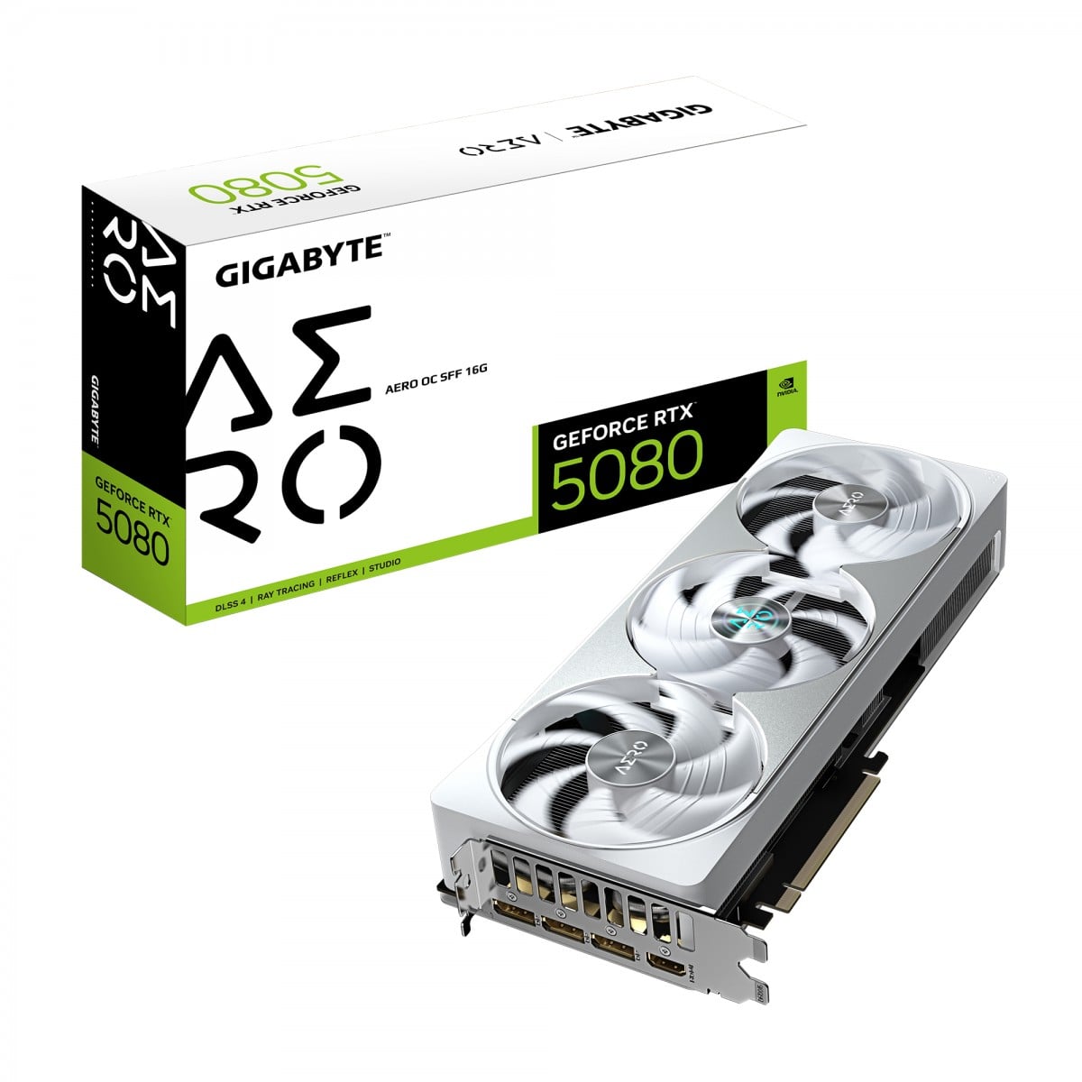 GIGABYTE GeForce RTX 5080 AERO OC 16GB Full-Height Bracket