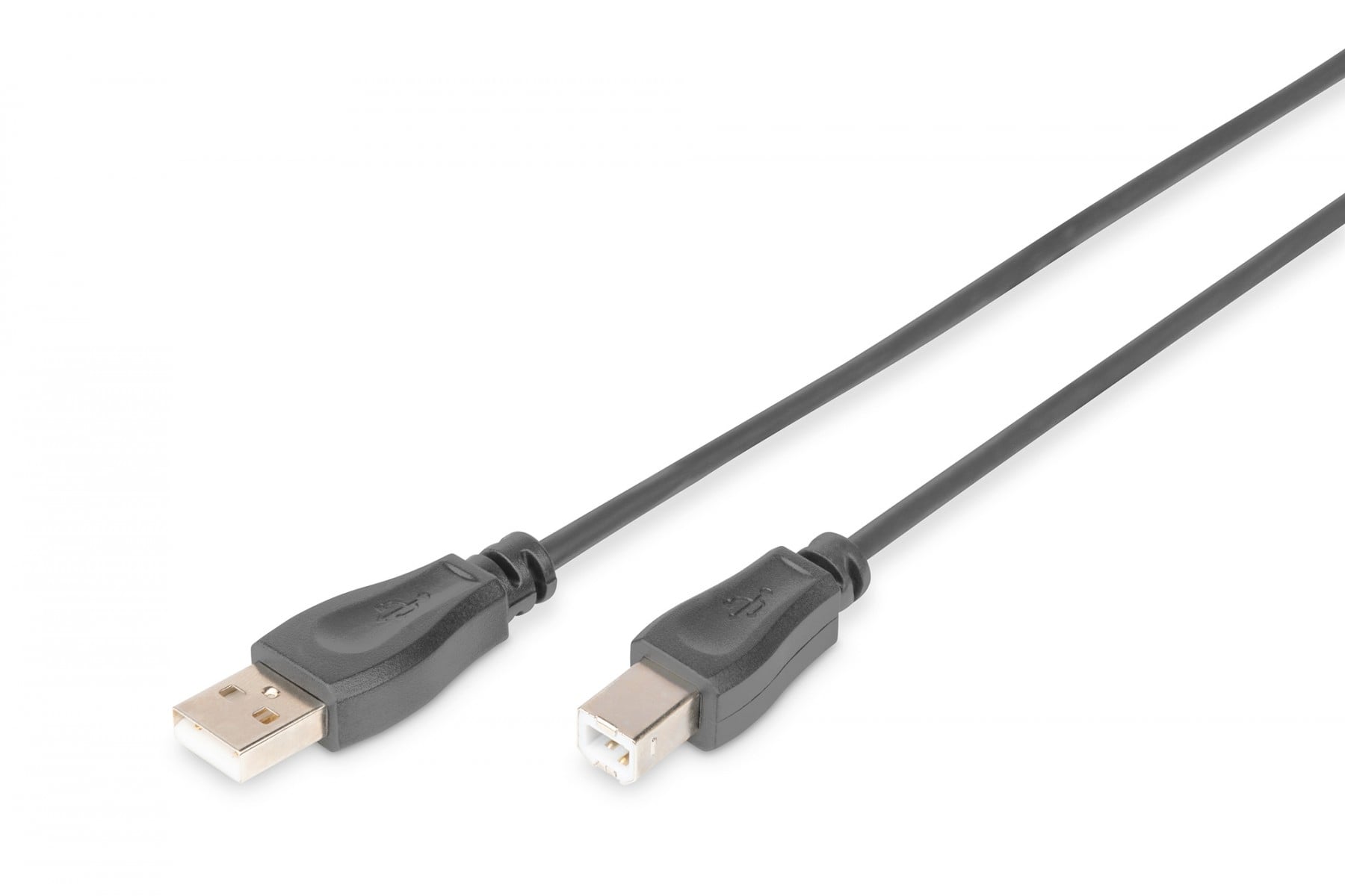 USB 2.0 connection cable, type A – B M/M, 1.0m, USB 2.0 conform, bl