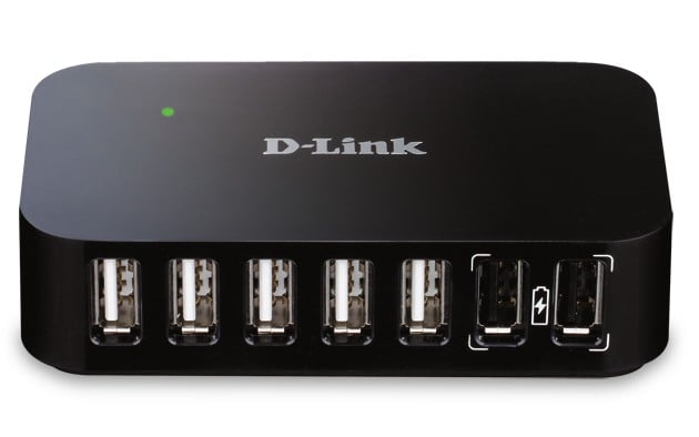 D-Link DUB-H7 USB 2.0 Type-B 480 Mbit/s Black