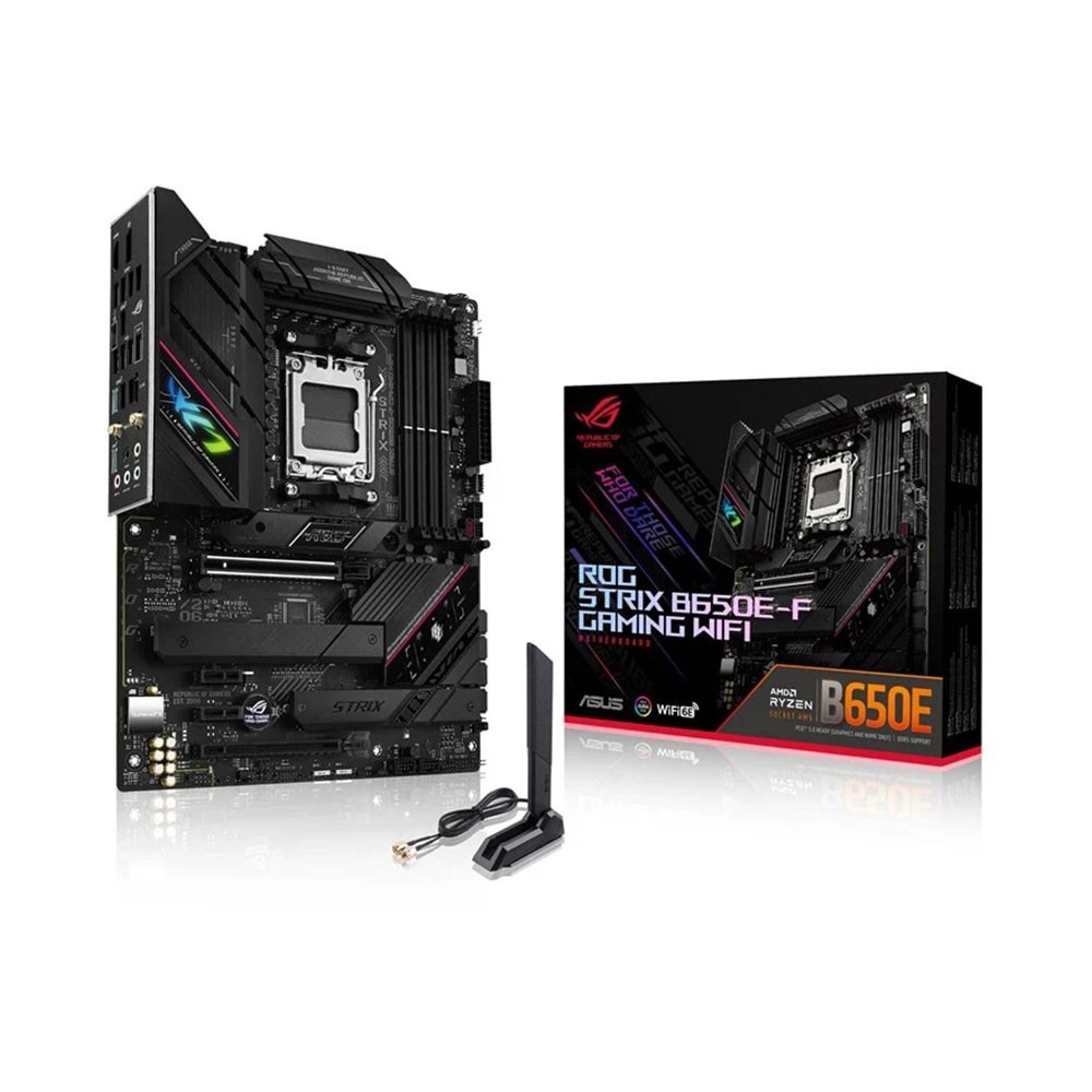 ASUS ROG STRIX B650E-F GAMING WIFI | B650, AM5, DDR5, M.2, SATA, Intel Wi-Fi 6E, ATX