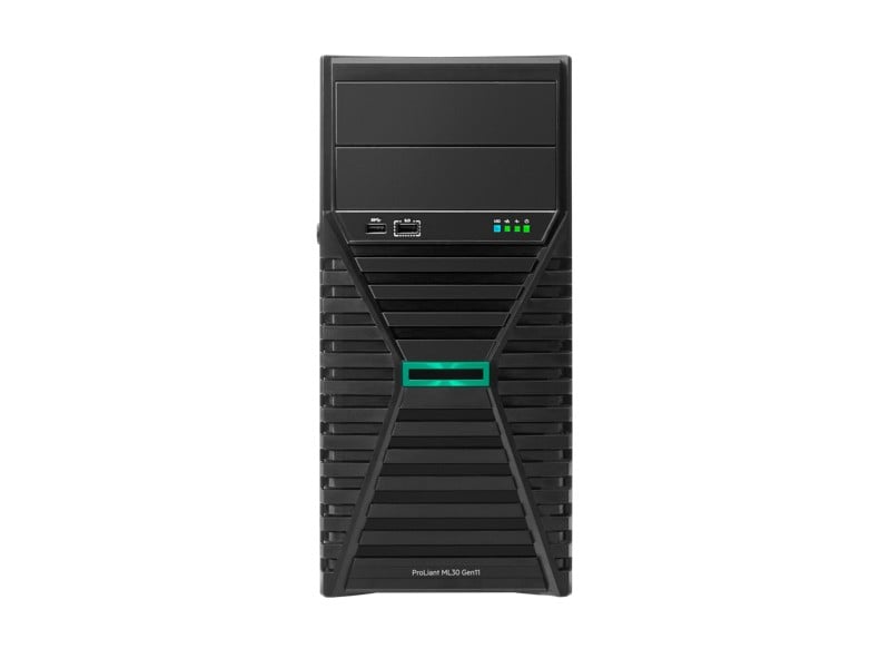 HPE ProLiant ML30 Gen11 Intel Xeon E-2414 Quad-Core (2.60GHz 12MB) 32GB (1 x 32GB) 2 x 1TB 4 x Non-Hot Plug 3.5in LFF Intel VROC RAID 350W