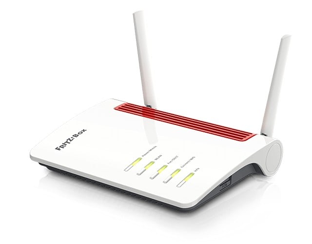 FRITZ!Box 6850 LTE wireless router Gigabit Ethernet Dual-band (2.4 GHz / 5 GHz) 4G White