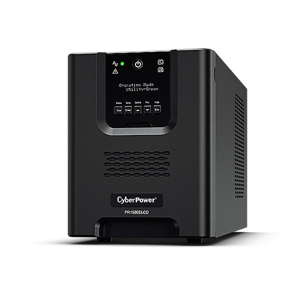 CyberPower PR1500ELCD uninterruptible power supply (UPS) 1.5 kVA 1350 W 8 AC outlet(s)