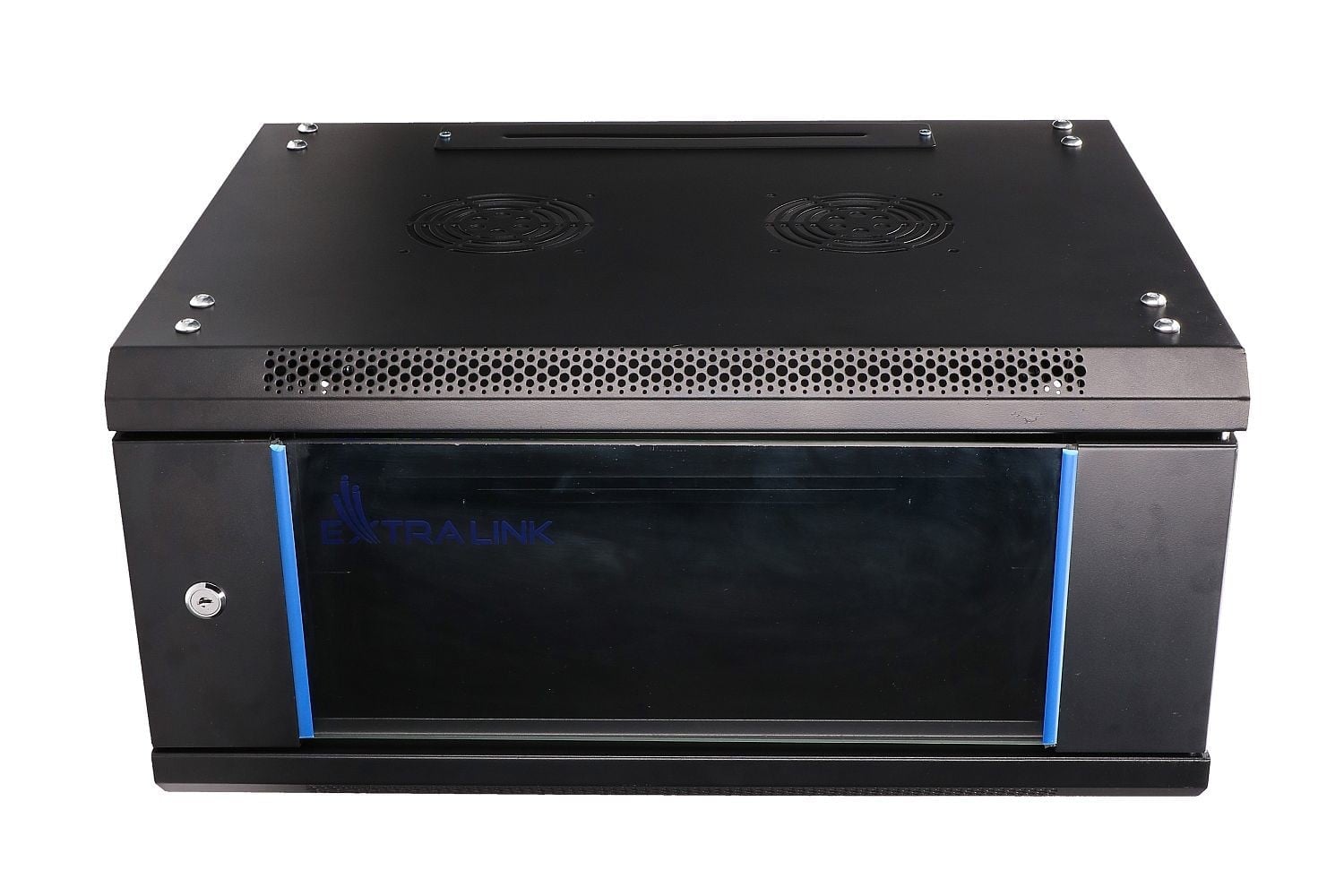 Extralink 4U 600×450 Black | Rackmount cabinet | wall mounted