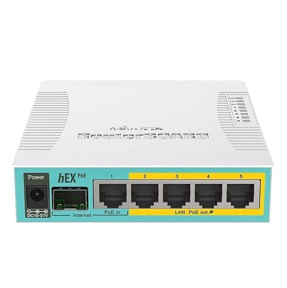 Mikrotik RB960PGS hEX PoE Wired Router White (RB960PGS)